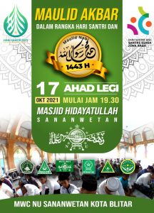 Maulid Akbar MWC NU Sananwetan Wujud Kebangkitan Jam’iyyah