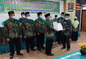 PENGUKUHAN ,SERTA SERTIJAB KETUA LP MA’ARIF DI SMK ISLAM 1 BLITAR