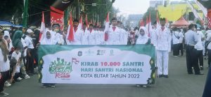 RANGKAIAN HSN KOTA BLITAR, GELAR KIRAB 10.000 SANTRI DAN JALAN SEHAT