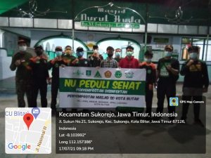 Puluhan Masjid di Kota Blitar Kembali Disemprot Disinfektan, Begini Suasananya