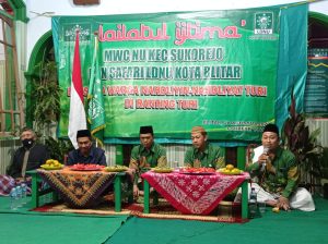 Konsolidasi Antar Pengurus, MWC NU Sukorejo Gelar Lailatul Ijtima’