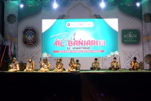 Semarak dan Antusiasme Santri Mewarnai Festival Al Banjari se-Jawa Timur di Kota Blitar