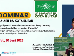 LP Ma’arif NU Kota Blitar Gelar Zoominar Pendidikan Bertema Deep Learning dalam Bingkai Rahmatan lil ‘Alamiin